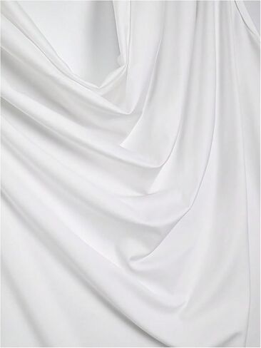 Oyoangle Men's Cowl Neckless Flysiveless T Retged Front Ruched Tank Top Sup Vast Vest in Kuwait