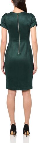 Calvin Klein Women's Short Sleeve Suede Sheath Work Dress in Saudi Arabia