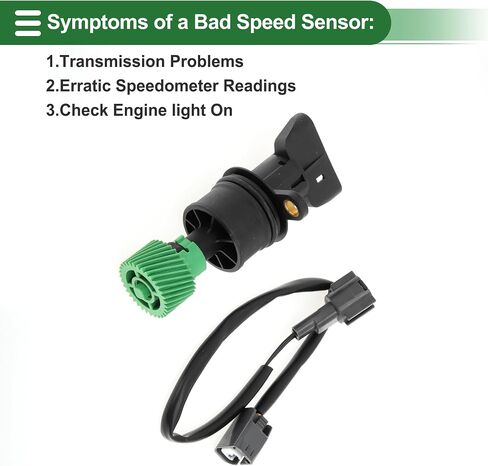 Motoforti 1 PC No.32702-32U00 مستشعر سرعة النقل لـ Nissan Maxima 3.0 1995-1999 مربع متين للسيارات VSS VSS SPEED in Saudi Arabia