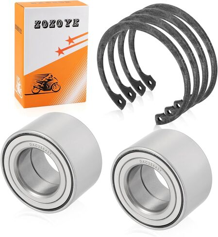 2PCS محامل العجلات الأمامية (36x64x37mm) + circlip متوافق مع Polaris Sportsman Ranger 300 400 450 570 600 700 800 Ranger etx Ev Hawkeye 325 400 3514342 3514634 3515088 in Kuwait