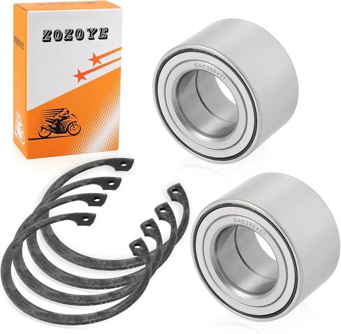 2PCS محامل العجلات الأمامية (36x64x37mm) + circlip متوافق مع Polaris Sportsman Ranger 300 400 450 570 600 700 800 Ranger etx Ev Hawkeye 325 400 3514342 3514634 3515088 in Kuwait