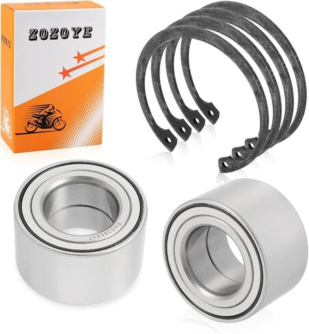 2PCS محامل العجلات الأمامية (36x64x37mm) + circlip متوافق مع Polaris Sportsman Ranger 300 400 450 570 600 700 800 Ranger etx Ev Hawkeye 325 400 3514342 3514634 3515088 in Kuwait