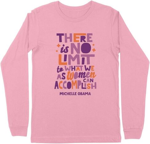 Michelle Obama Quote Kids Long Sleeve T-Shirt Youth in Saudi Arabia