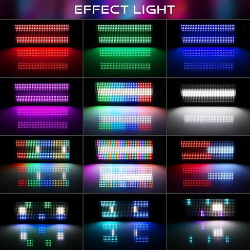 Moving Head Stage Light - Double Sides 150W RGBW LED Moving Head DJ Lighting Rotating Beam Lights by Sound Activated DMX Control for Dance Club KTV DJ Disco Parties Band Live Show Bar Concert in Saudi Arabia