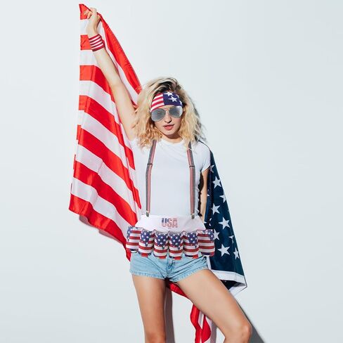 MePase 5 PCS 4th Of July Beverage Beight Belt Belt Set USA in Saudi Arabia
