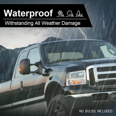 مجموعة المصابيح الأمامية PIT66 متوافقة مع 2005-2007 Ford F250 F350 F450 F550 Super Duty/ 2005 ، (لا تتناسب مع نموذج المصباح الأمامي المختوم) in Kuwait