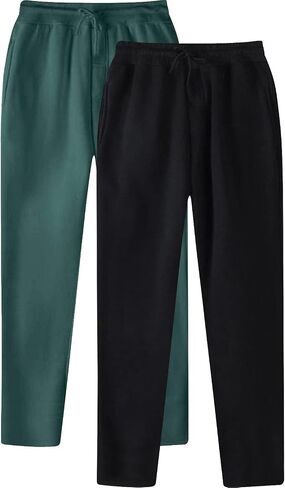 JiXiang Mens Sweatpants Casual Lounge Pants 3 Pack Sweatpants Loose Elastic Waist Drawstring Jogger Sport Baggy Sweat Pants in Saudi Arabia