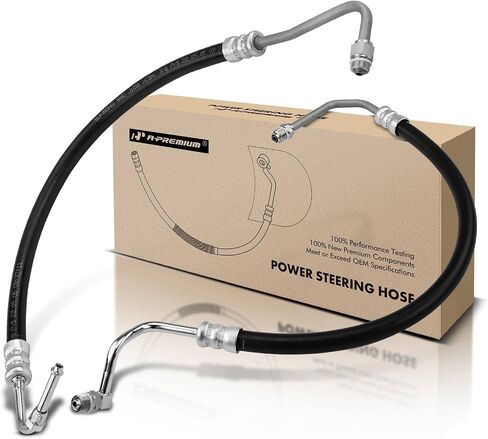 مجموعة خرطوم خط خرطوم خط خرطوم خط خرطوم توجيه السلطة A-premium متوافقة مع Ford F-250/F-350/F-450/F-550 Super Duty STEL 2PC SET in Saudi Arabia