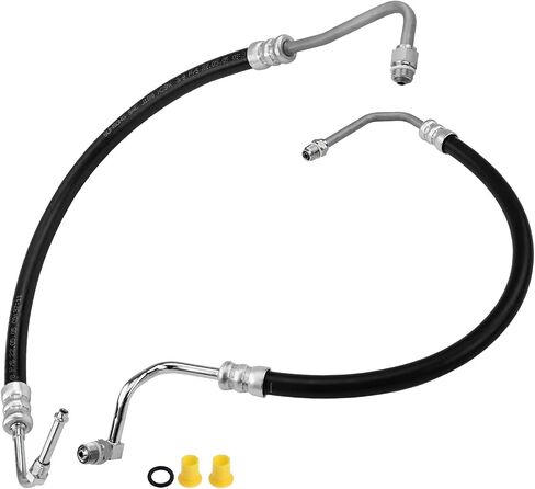 مجموعة خرطوم خط خرطوم خط خرطوم خط خرطوم توجيه السلطة A-premium متوافقة مع Ford F-250/F-350/F-450/F-550 Super Duty STEL 2PC SET in Saudi Arabia