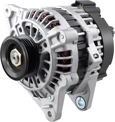 11011 Automotive Alternator High Output Alternators Replacement for RIO 2006-2009 1.6L, E-LAN-TRA 2005-2006 2.0L, TIBURON 2004-2008 2.0L, ACCENT 2003-2009 1.6L, Replace # 3342589,2655023 in Saudi Arabia