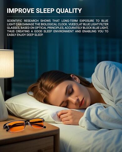 Blue Light Blocking Glasses | Max Protection Gaming & Computer Glasses | Reduce Eye Strain & Improve Sleep in Saudi Arabia