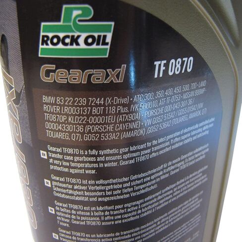 Set of 2 Rock Oil TF-0870 IYK500010 Fully Synthetic Transfer Case Fluid (2 Liters) 2-Speed Compatible with Land Rover LR3, LR4, Defender 90, 110, & 130 L663, Range Rover Full Size, & Sport in Saudi Arabia