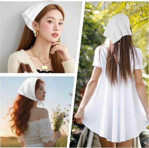 Bandanas Hair Bandanas للنساء ، Bandanas Bandanas Bandana Head Kerchief for Women's Crochet Head وشاح in Saudi Arabia