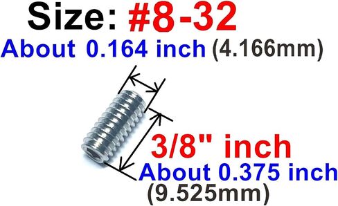 50pcs Set Screws 8-32 x 1/4 inch 304 Stainless Steel Allen Head Hex Hexagon Socket Set Screws with 5/64 Allen Wrench,Set Grub Screws Hex Allen Head Socket Set Screws.(1/4" Length) in Saudi Arabia