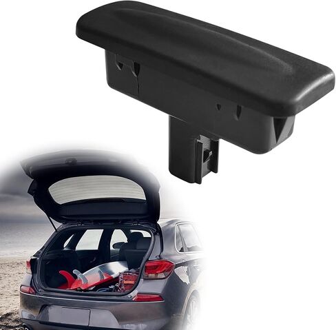 مفتاح إصدار مقبض Trunk Tailgate ، متوافق مع 2013 2014 2015 2016 2017 Hyundai Elantra GT Hatchback ، استبدال OE #81260-A5000 (أسود) in Kuwait