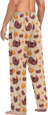 Men's Pajama Pants Sleep Long Pants,Lounge Bottoms with Elastic Waist, Nightwear Gifts for Men in Saudi Arabia