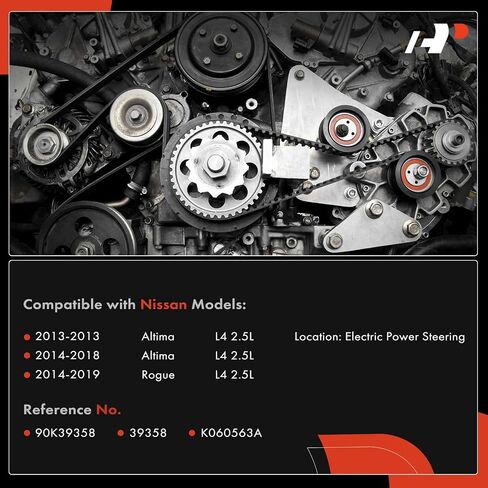 A-Premium Engine Serpentine Belt Drive Kit متوافق مع Nissan 2013-2018 Altima ، 2014-2019 Rogue-2.5L in Saudi Arabia
