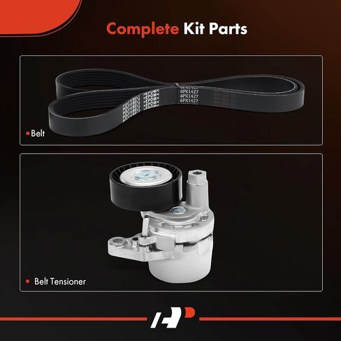 A-Premium Engine Serpentine Belt Drive Kit متوافق مع Nissan 2013-2018 Altima ، 2014-2019 Rogue-2.5L in Saudi Arabia