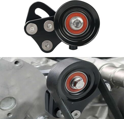 Bevinsee LS1 Manual Belt Tensioner w/Pulley LS1 LS2 Water Pump Crank Pulley Compatible with Chevrolet 1998-2002 Corvette Camaro Z28 SS Firebird Formula Trans Am WS6 LS LS2 GTO, Billet Aluminum in Kuwait