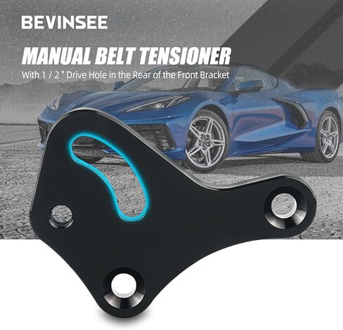 Bevinsee LS1 Manual Belt Tensioner w/Pulley LS1 LS2 Water Pump Crank Pulley Compatible with Chevrolet 1998-2002 Corvette Camaro Z28 SS Firebird Formula Trans Am WS6 LS LS2 GTO, Billet Aluminum in Kuwait