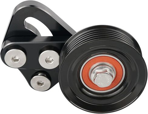 Bevinsee LS1 Manual Belt Tensioner w/Pulley LS1 LS2 Water Pump Crank Pulley Compatible with Chevrolet 1998-2002 Corvette Camaro Z28 SS Firebird Formula Trans Am WS6 LS LS2 GTO, Billet Aluminum in Kuwait
