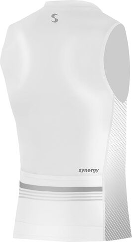 Synergy Men's Race Tri Singlet (Tangerine/Sky, X-Large) in Saudi Arabia