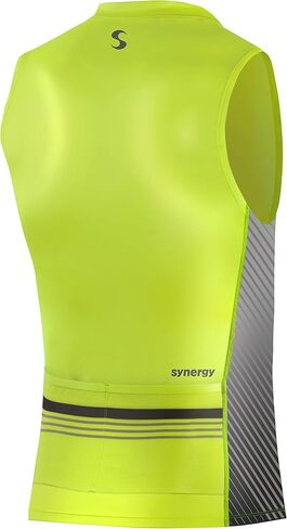 Synergy Men's Race Tri Singlet (Tangerine/Sky, X-Large) in Saudi Arabia
