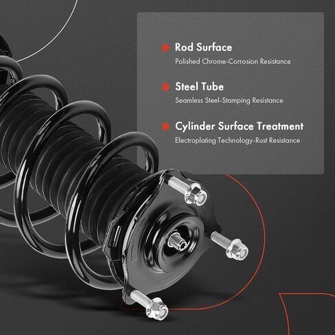 A-Premium Front Complete Strut and Coil Spring Assembly Compatible with Honda Odyssey 2018-2024, 2-PC Set in Saudi Arabia