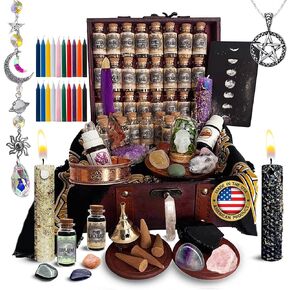 UnaLunaMoona Witchcraft Kit - Wiccan Supplies and Tools, USA Made, Witch Starter Pack with Crystals in Saudi Arabia