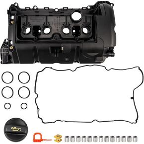 غطاء صمام محرك Philtop متوافق مع 2007-2015 Mini Cooper Convertible/Coupe/Hatchback/Wagon DoHC ، 2011-2016 Cooper Countryman ، Kits Cover Valve استبدل# V203367 in Kuwait