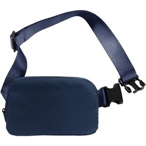 حزمة حزام فاني للنساء Crossbody حقيبة للرياضة القابلة للتعديل (Navy Blue) in Kuwait