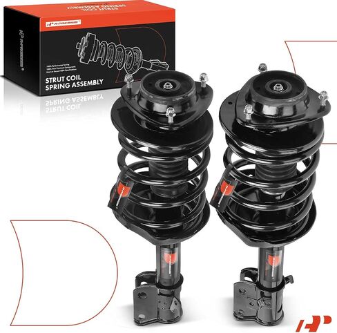A-Premium Front Pair (2) مجموعة كاملة من الدعامة والملف التوافق مع Subaru Outback 2005 2007 2007 2008 ، سائق ومسافر ، استبدل# 18818216 in Kuwait