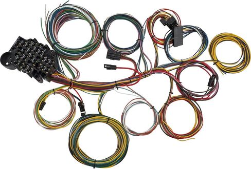 Universal 22-Circuit Automotive Wiring Harness Kit for GM Tilt Columns - GXL Insulated Copper Wires, Includes Instructions, Ideal for Restorations, Custom Builds and Engine Swaps in Saudi Arabia