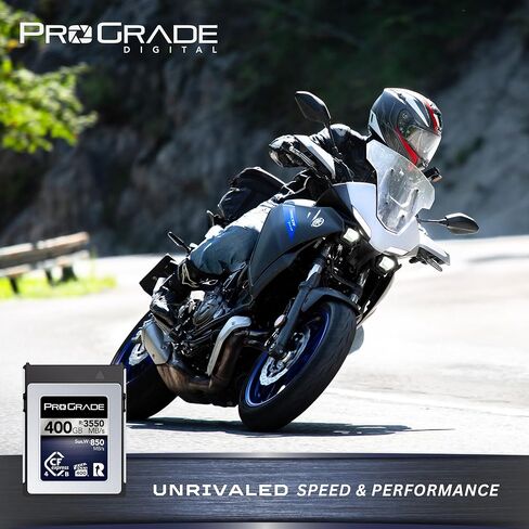 بطاقة الذاكرة الرقمية ProGrade - CFexpress 4.0 النوع B للكاميرات | مُحسّن للنقل السريع للملفات والتخزين الكبير | سلسلة إيريديوم سعة 1.6 تيرابايت in Kuwait