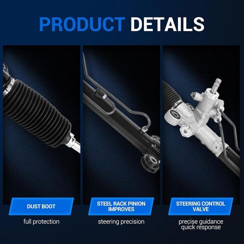 Autoround 53601SWAA01 Power Steering Rack and Pinion Compatible with Honda CR-V 2007-2011, Acura RDX 2007-2012 in Kuwait