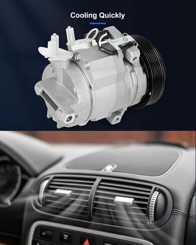 ECCPP A/C Compressor with Clutch 2011-2013 Fit for Chrysler 300 5.7L 6.4L 2018-2021 Fit for Jeep Grand Cherokee 5.7L 6.2L 6.4L AC Compressor in Saudi Arabia
