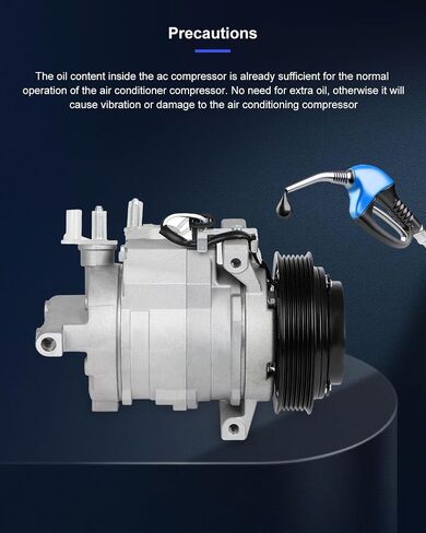ECCPP A/C Compressor with Clutch 2011-2013 Fit for Chrysler 300 5.7L 6.4L 2018-2021 Fit for Jeep Grand Cherokee 5.7L 6.2L 6.4L AC Compressor in Saudi Arabia