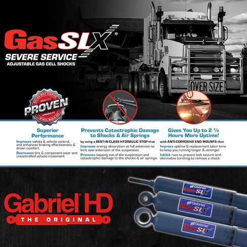 غابرييل 89453 GasSLX ممتص الصدمات عالي التحمل وقابل للتعديل in Saudi Arabia