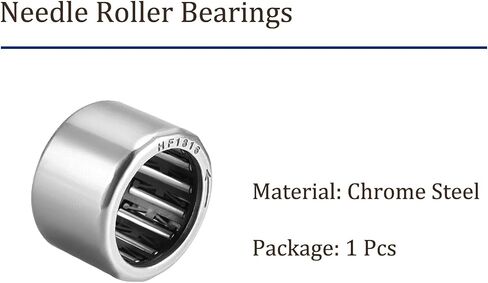5pcs HF1216 Needle Roller Bearings - [12mm x 18mm x 16mm] One Way Clutch Bearing for Transmission Use, Chrome Steel Rollers in Saudi Arabia