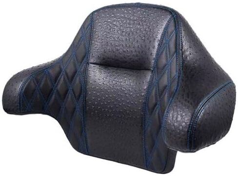 Advanblack King Chopped Razor Wrap Around Backrest Fits '14-later Harley Touring & Tri Glide Models Equipped with Tour Pak Luggage (Wrap Around Backrest Pad For Razor&Chopped) in Saudi Arabia