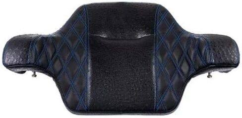 Advanblack King Chopped Razor Wrap Around Backrest Fits '14-later Harley Touring & Tri Glide Models Equipped with Tour Pak Luggage (Wrap Around Backrest Pad For Razor&Chopped) in Saudi Arabia