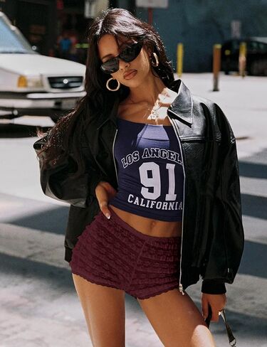 شورت شورت الكشكش للنساء الدانتيل زوايا سروال سراويل صغيرة in Kuwait