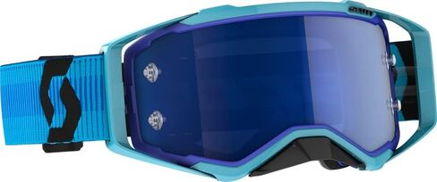 SCOTT Prospect Unisex-Adult Off-Road Motorcycle Goggles - Blue/Black/Blue Chrome Works/One Size in Saudi Arabia