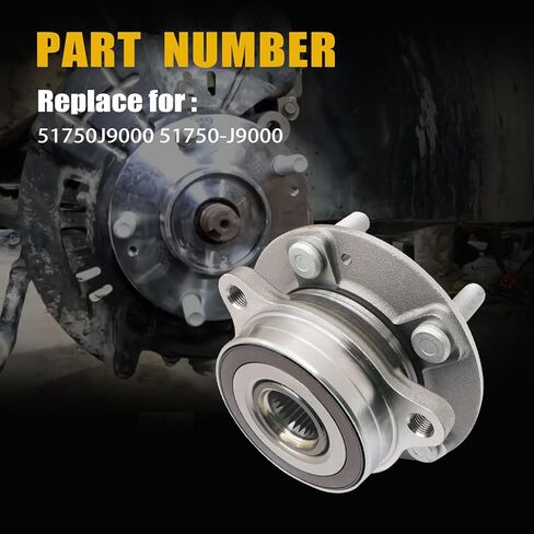 GXARTS Front Wheel Hub Bearing Assy 51750J9000 Compatible With Hyundai Kona 1.6L 2.0L 2018 2019 2020 2021 2022 2023 in Saudi Arabia