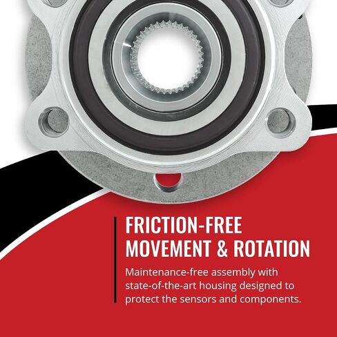 Sixity Auto 2 PC Wheel Wheel Bearing Assembly متوافق مع Cadillac ATS 2.0L 2.5L 3.6L L4 V6 2013-2017 in Saudi Arabia