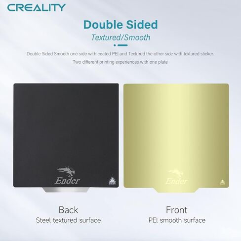 Creality Official Ender 3 لوحة البناء 235x235mm ورقة PEI المغناطيسية سطح أملس مرن قابل للإزالة لوح فولاذي زنبركي لـ Ender 3 V2/Ender 3 Pro/Ender 3S/Ender 5/Ender 5S/Ender 5 Pro in Saudi Arabia
