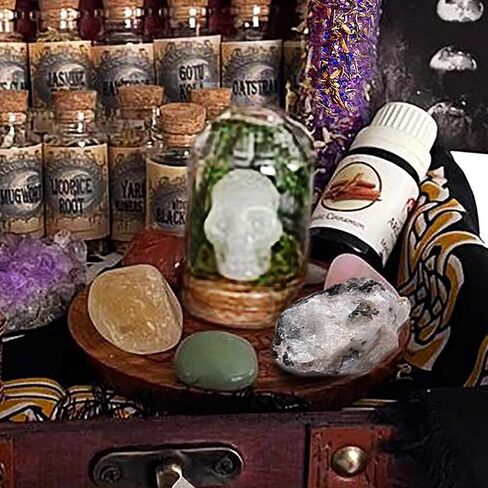 UnaLunaMoona Witchcraft Kit - Wiccan Supplies and Tools, USA Made, Witch Starter Pack with Crystals in Saudi Arabia