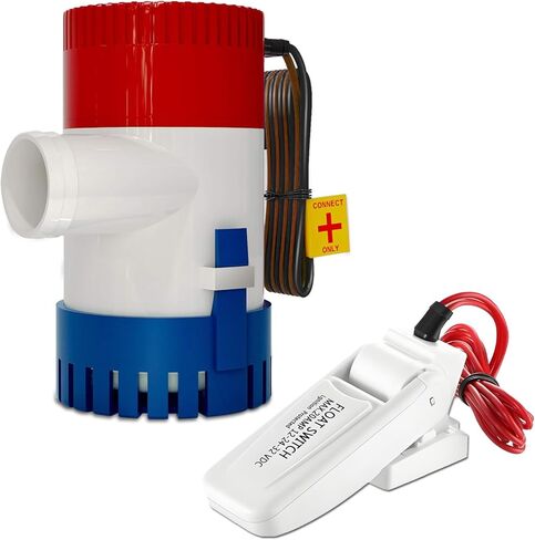 750GPH Bilge Pump 12V Marine Submersible Electric Rule Bilge Water Pump 3/4 Inch Hose Outlet for Boat RV Yacht Caravan in Saudi Arabia