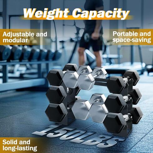 Dumbbell Rack Stand Only - Iron Weight Stand Holder Storage for Dumbbells - Small Weight Rack for Home Gym dumbbell in Saudi Arabia