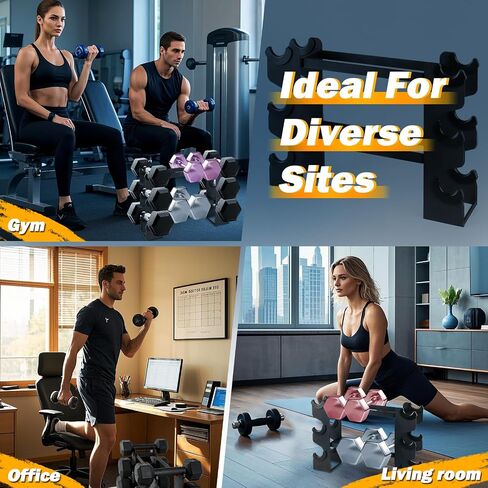 Dumbbell Rack Stand Only - Iron Weight Stand Holder Storage for Dumbbells - Small Weight Rack for Home Gym dumbbell in Saudi Arabia